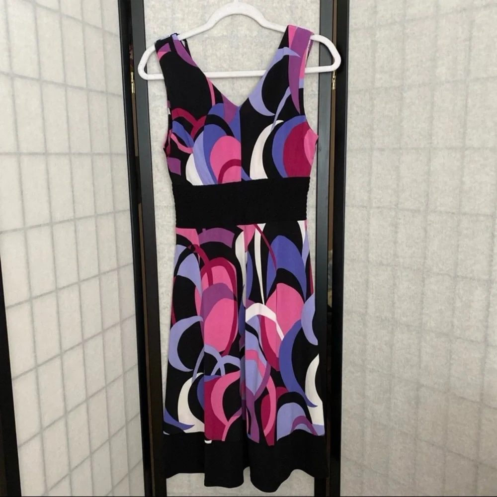 Rabbit Rabbit Rabbit Designs Size 6 Geometric Pattern Sleeveless Dress - Picture 2 of 5